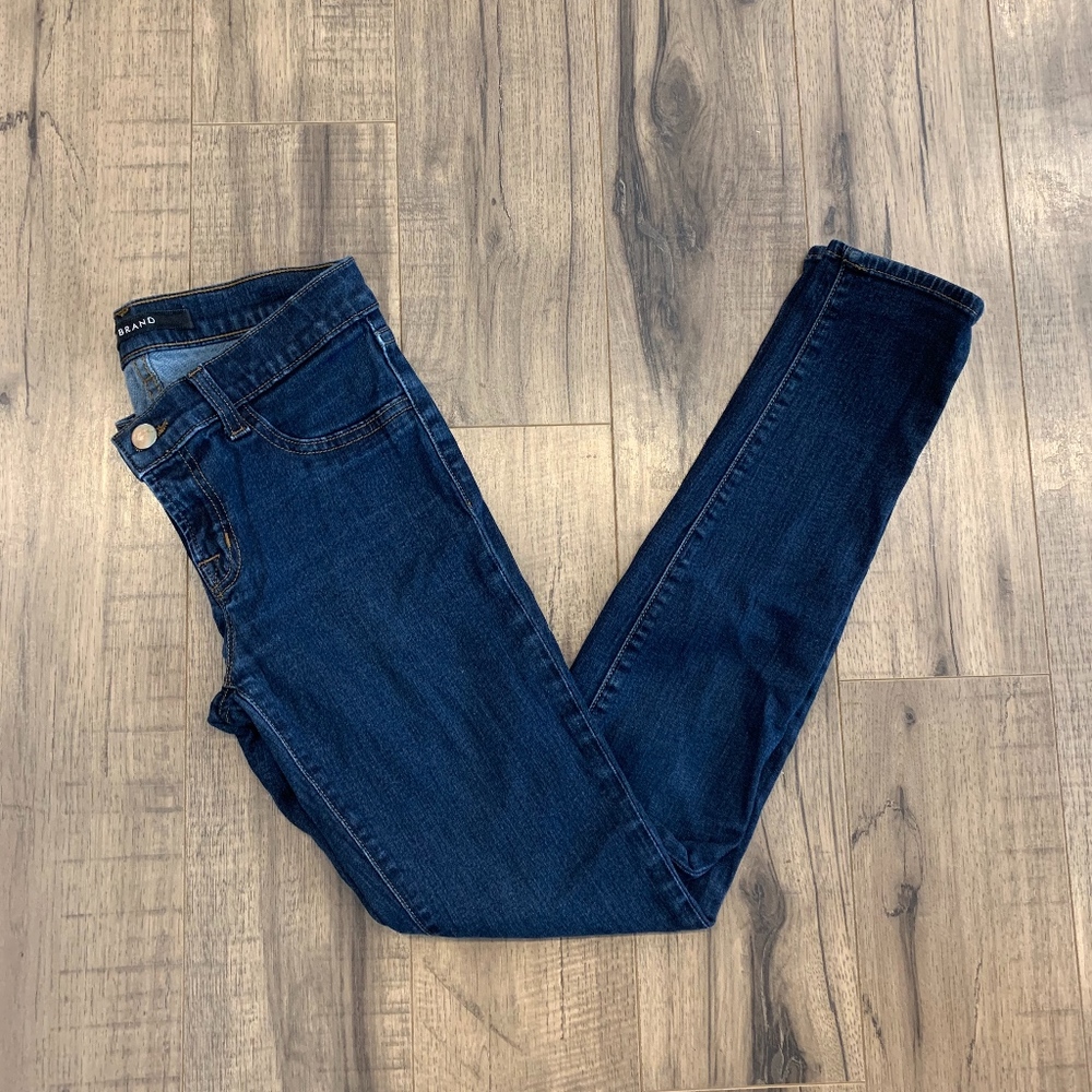 J Brand Midrise Super Skinny Jeans Starless - Picture 2 of 8